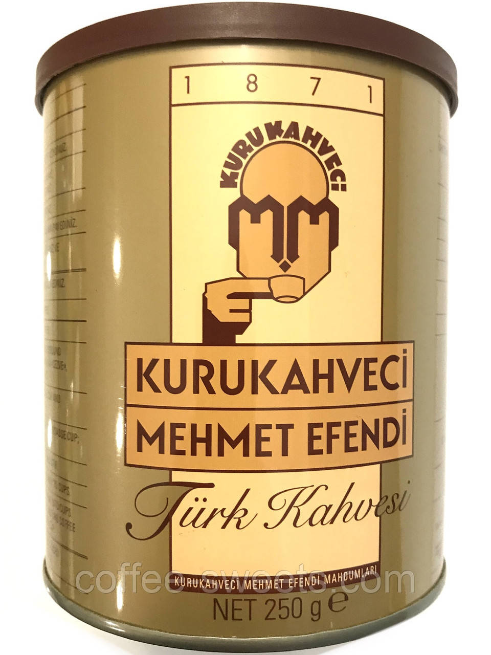 Турецький кава 250 грамів Mehmet Efendi