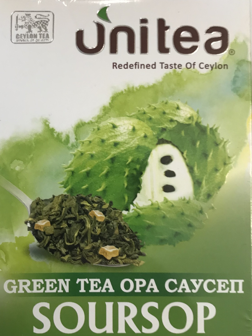 Зелений чай саусеп Soursop Green Tea Unitea 100 г