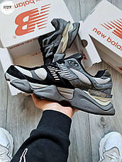 Чоловічі кросівки New Balance 9060 Black Castlerock Grey U9060BLK, фото 5