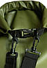 Гермомішок з лямками 90 л герморюкзак для риболовлі туристичний рюкзак гермомішок Tramp гермомішок PVC Олива, фото 4