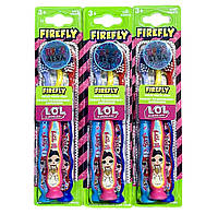 Набір зубних щіток Лялька Лол Firefly LOL Surprise (3 шт) Дитяча зубна щітка