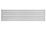 Горизонтальний дизайнерський радіатор опалення  ARTTIDESIGN Livorno G 6/408/1600 білий матовий, фото 5