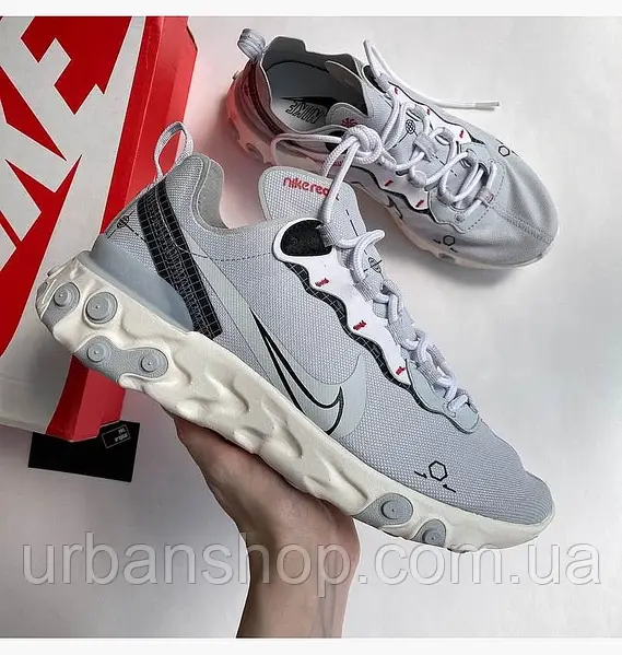 Urbanshop com ua Nike React Element 55 White CU3009 002 UrbanShop