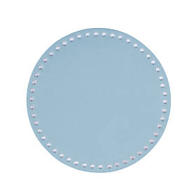 Дно сумки кругле (20 см), колір Сіро-блакитний