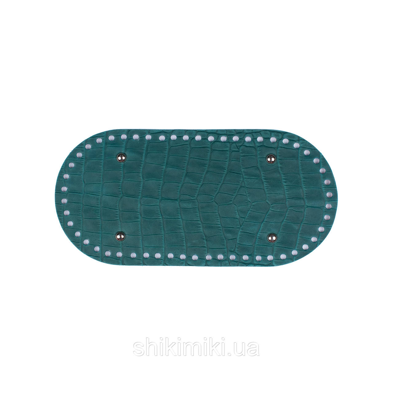 Дно сумки овальне з ніжками (25*12 см), колір Опал рептилія, фото 1