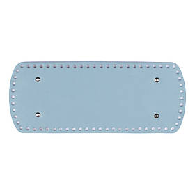 Дно закруглене для сумки з ніжками (30*12 см), колір Сіро-блакитний