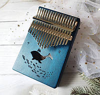 Музыкальный инструмент Калимба 17 key Kalimba Blue Dolhpine (2336)