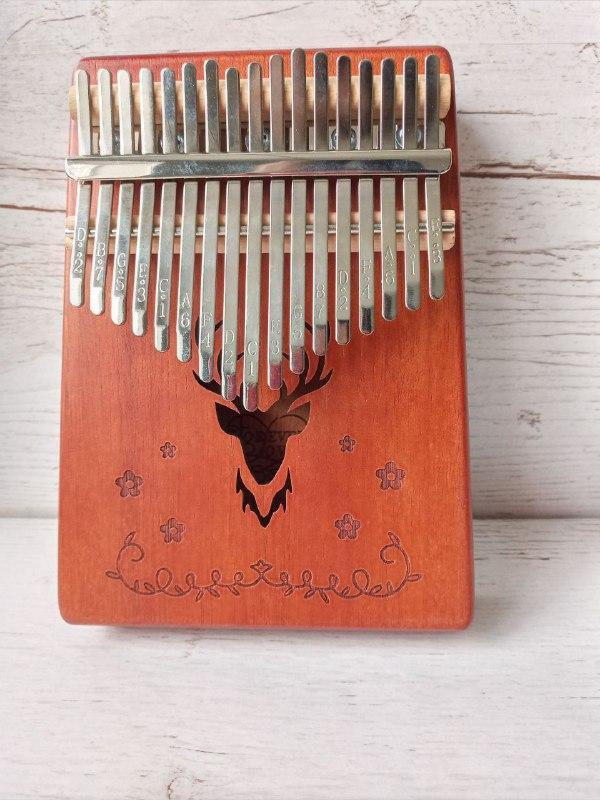Музыкальный инструмент Калимба 17 key Kalimba Brown Deer (2708) - фото 2 - id-p1872971277