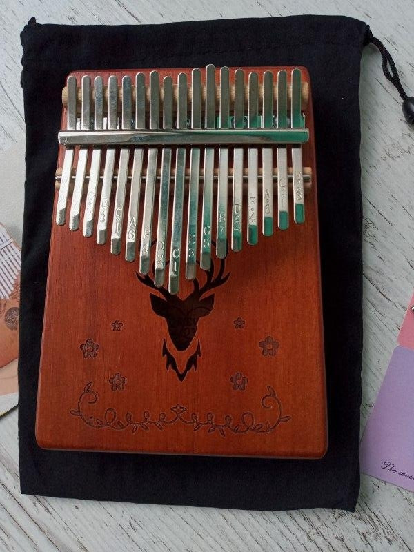 Музыкальный инструмент Калимба 17 key Kalimba Brown Deer (2708) - фото 4 - id-p1872971277