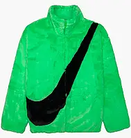 Urbanshop com ua Куртка Nike Faux Fur Oversized Swoosh Jacket Green Cu6558-328 РОЗМІРИ ЗАПИТУЙТЕ