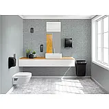 Пластиковий диспенсер KATRIN 104605 Inclusive System Toilet Dispenser, рулон, папір туалетний, чорний, фото 4