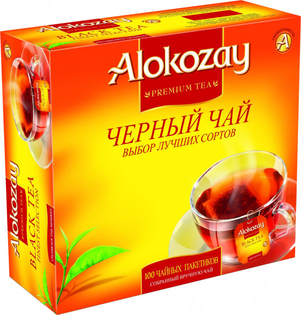 Чай черный Alokozay 100 пакетов (11-364) - фото 1 - id-p1873013513