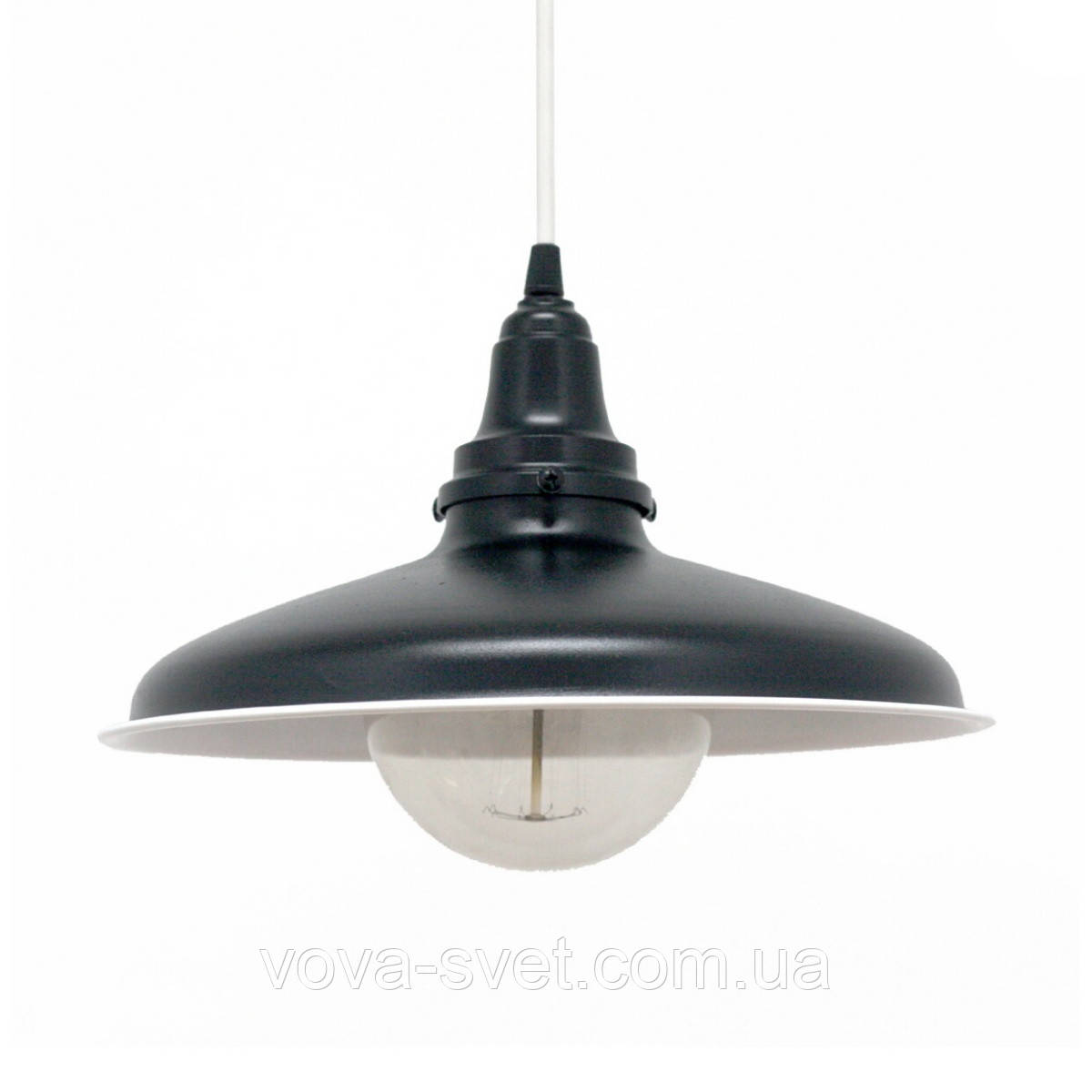 Світильник підвісний купол Loft Steampunk [ Pendant Black & White ]