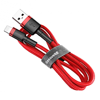 Кабель зарядный USB - Lightning Baseus Cafule Lightning USB 1.5 A 2 м Red (CALKLF-C09)