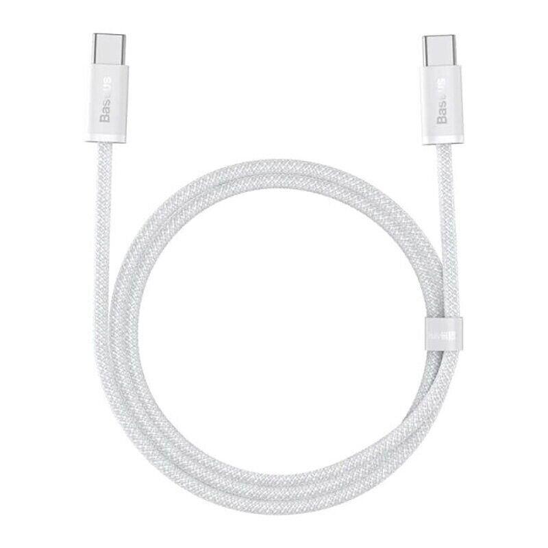 Кабель BASEUS Type-C to Type-C Dynamic Series з підтримкою швидкого заряджання 100 W 2 m White (CALD000302)