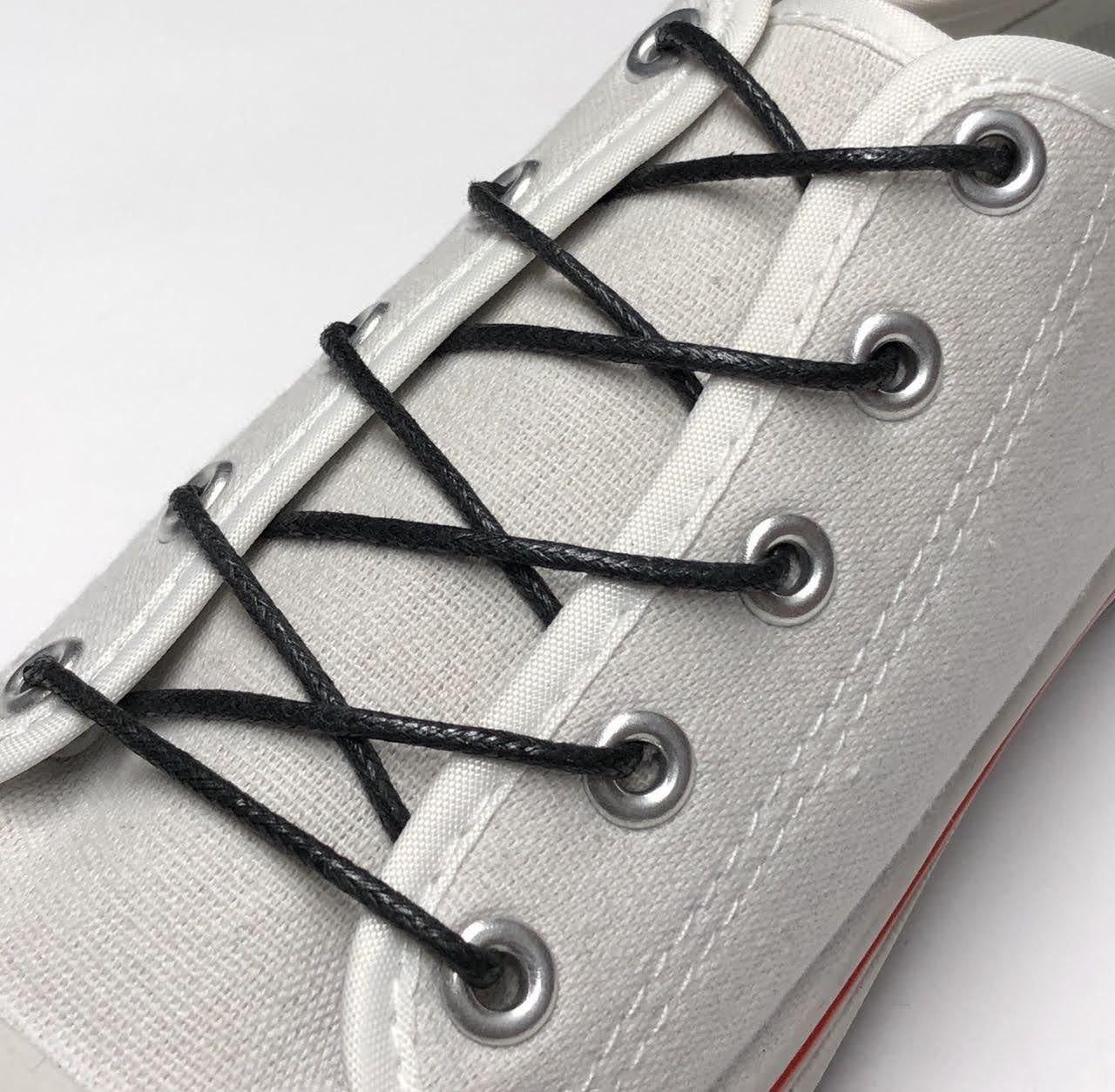 Шнурки для взуття круглі просочені 60см (2мм)