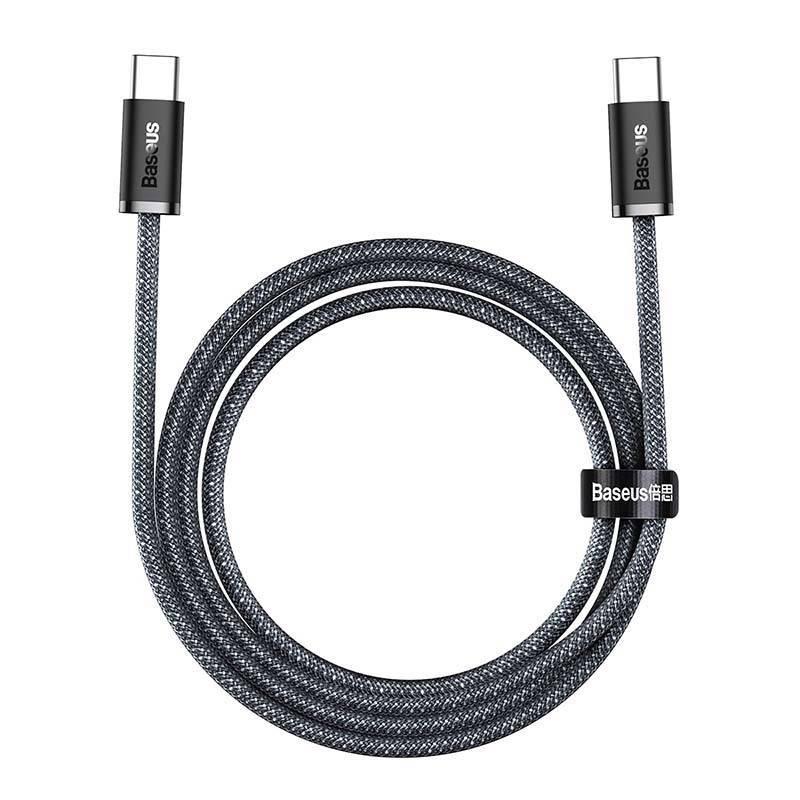 Кабель BASEUS Type-C to Type-C Dynamic Series з підтримкою швидкого заряджання 100 W 2 m Slate Gray (CALD000316)
