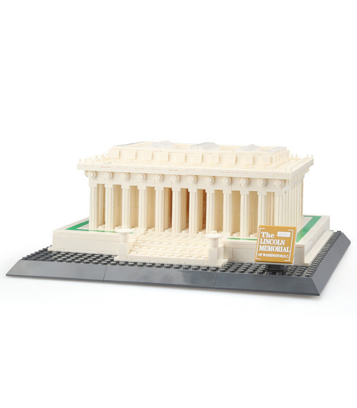 3д Конструктор Архітектура Меморіал Лінкольна Lincoln Memorial USA 979 шт Wange 4216, фото 1