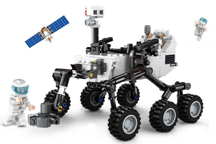 Конструктор Космічний Марсохід Wange 3850 Ванге фігурки супутник 340 деталей дитячий розвиваючий, фото 1