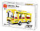 Дитячий конструктор Міжміський автобус Wange 3971 пластиковий блоковий 231 ел. для дітей, фото 4