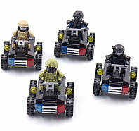 Комплект фигурок спецназовцев на квадроциклах солдаты BrickArms