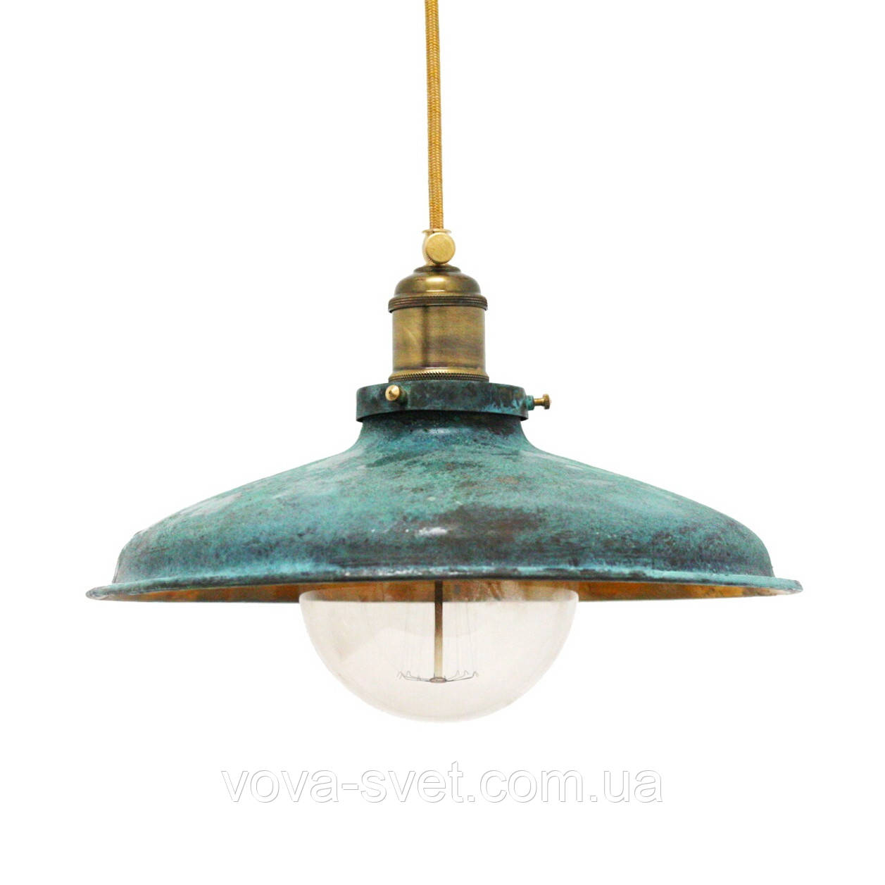 Світильник підвісний купол Loft Steampunk [ Pendant Brass ]