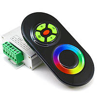 Контроллер RGB PROLUM (RF; 5K; сенсорный; 18A; ЧИП; Черный)