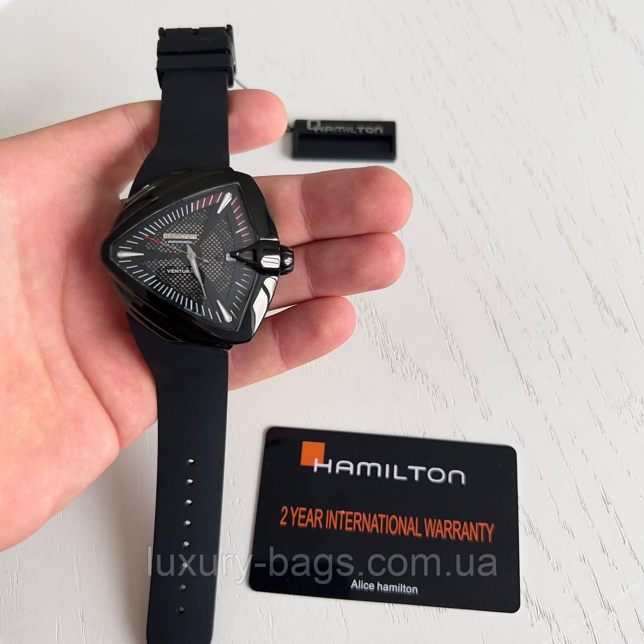 Годинник наручний чоловічий Hamilton Ventura All Black