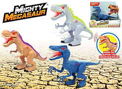 Дитяча іграшка могутній мегазавр динозавр 22 см, звук, світло 16900A Maya Toys