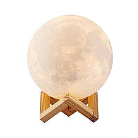 Настільний 3D світильник нічник Луна Moon Light 15 см (AS-96656)