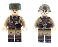 Фігурка солдата в касці та шапці Радянського Союзу ВІВ військові часи другої світової війни