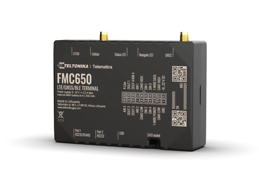 Супутникова система стеження GPS трекер Teltonika FMC650