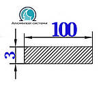 100х3 мм / смуга 3 метри / анодована