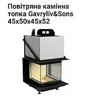 Камінна топка40х50х45х52 см гільйотина 9 квт , тристороння дров'яна топка в Одесі.