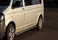 Боковые пороги площадка Volkswagen T5 2003-2009 длинная база L2 фольксваген