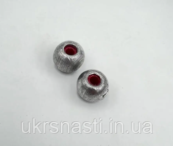 Вантаж для лову товстолоба із вставкою 40 г (Грузило на товстолоба з пластиковою втулкою), фото 1