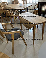 Стол обеденный раскладной Лилия 400/650/900х750мм (цвет на выбор) РПМК
