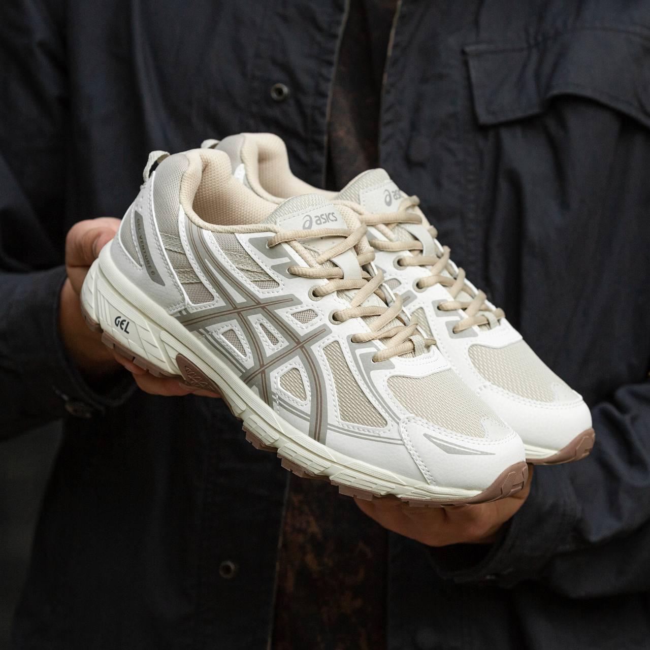 Кросівки жіночі бежеві Asics Gel Venture 6 Beige (12560)