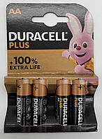 Батарейка Duracell AA Plus LR6 MN1500 (4 бат. в блістері) ціна за 1 блістер
