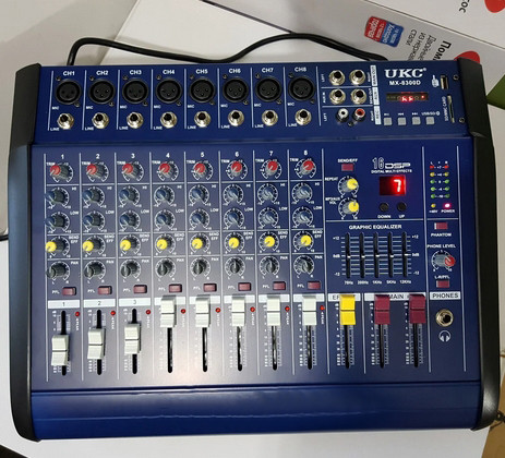 Аудиомикшер Mixer BT 8300D 8ch. | Микшерный пульт c Bluetooth bs - фото 5 - id-p1873195121