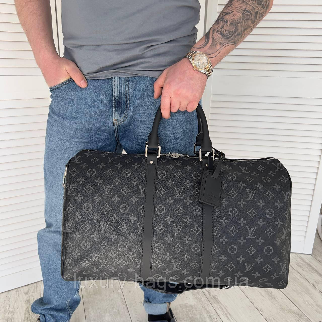 Крута спортивна сумка Louis Vuitton (люкс якість)