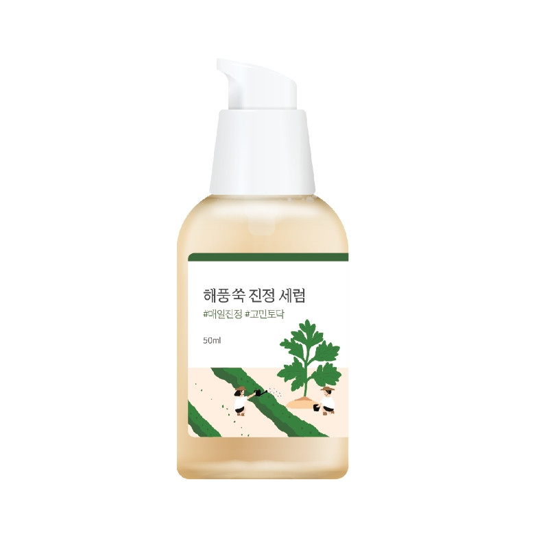 Round Lab Mugwort Calming Serum 50 ml - Заспокійлива сироватка з морським полином, фото 1
