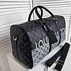 Модна спортивна (дорожня) сумка Louis Vuitton (люкс-якість), фото 2