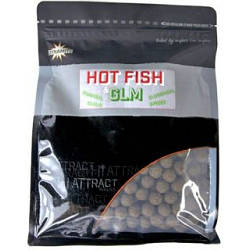 Тонучі бойли DYNAMITE BAITS Hot Fish & GLM 15mm, 1kg - DY1008