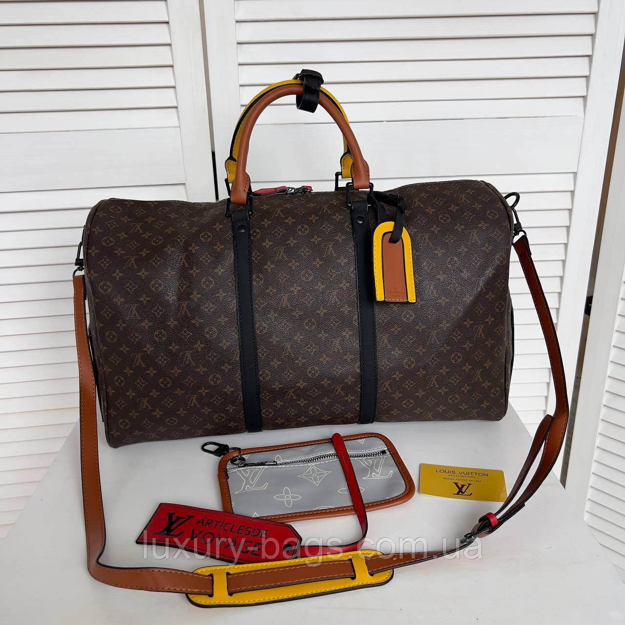 Стильна спортивна (дорожня) сумка Louis Vuitton унісекс (люкс якість)