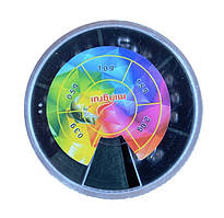 Рибальські грузила, набір, малий, чорний, 5 видів