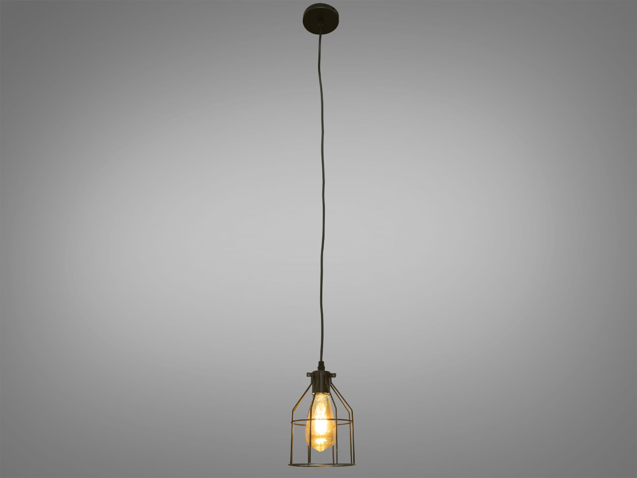 Металевий світильник-підвіс у кухню в стилі Loft, на 1 лампу A1110-1-LS