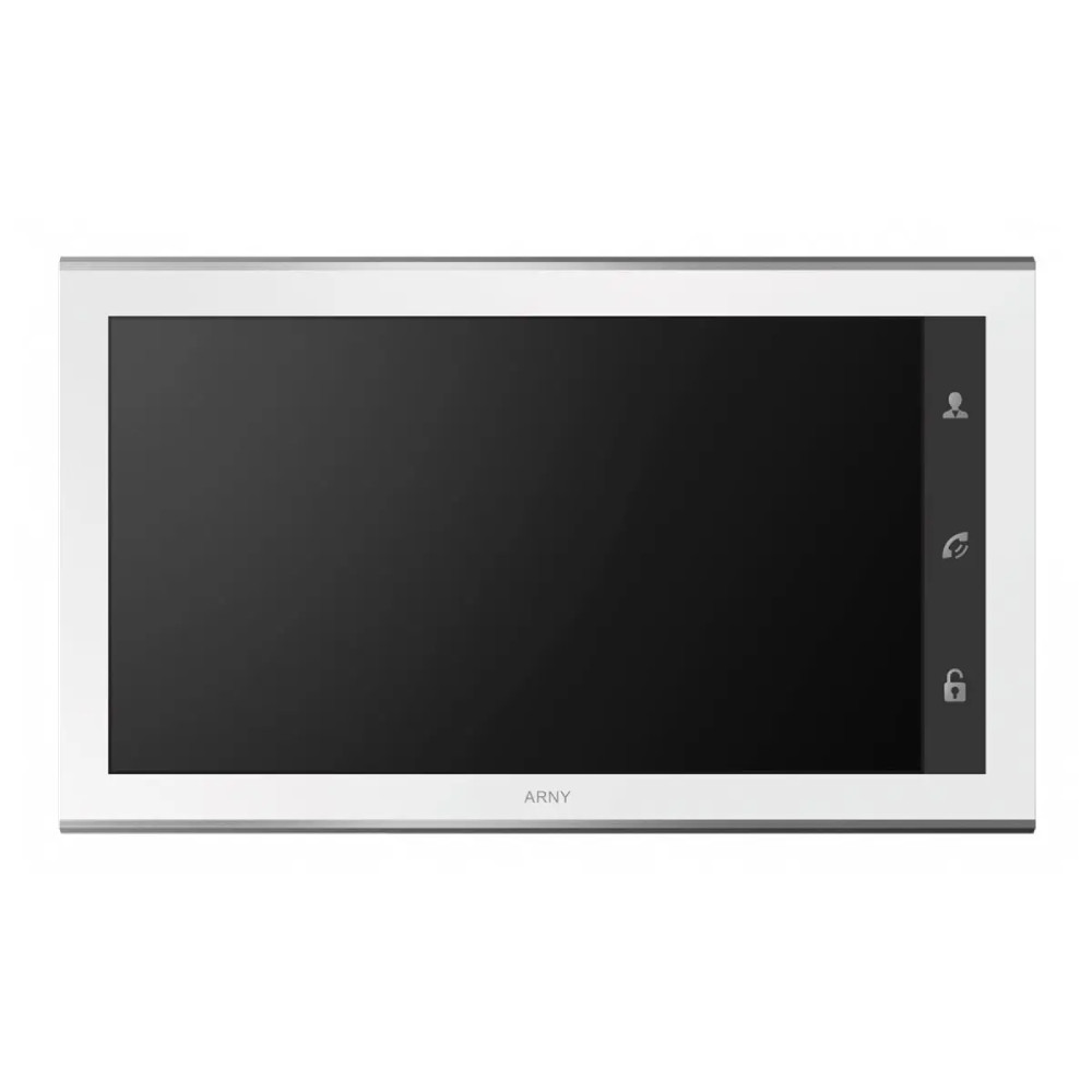 Відеодомофон 10" Arny AVD-1030 (2Mpx) PiP white IPS з детектором руху і записом відео, фото 1