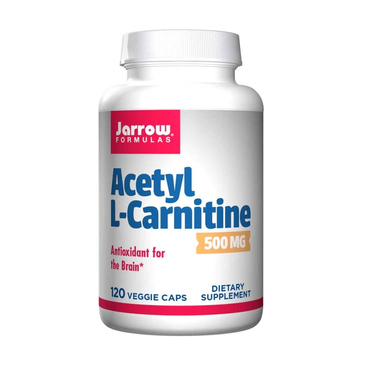 Ацетил L-Карнітин, Acetyl L-Carnitine, Jarrow Formulas, 500 мг, 120 капсул, фото 1