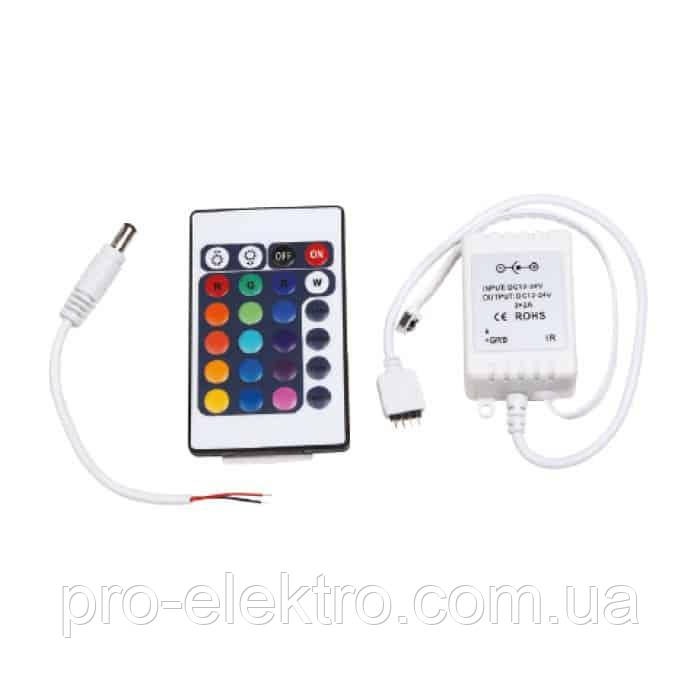 Контролер RGB для стрічки LED 72W 12V IP20 2A - фото 1 - id-p1873219855